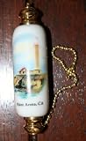 Point Arena Lighthouse Porcelain Chain/Fan Pull