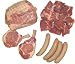 Niman Ranch Pork Sampler, Variety Pack of Saratoga Roast, Pork Kebabs, Sweet Italian Sausage, and Frenched Pork Chops