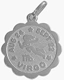 10 Karat White Gold Virgo Pendant (Aug 24 - Sept 22)