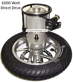 Currie 1000 Watt Motor - Direct Drive - 12" Complete Rear Wheel Assembly w/ Gear Box & Disc Brake for Ezip E1000 & Schwinn S1000 Electric Scooter