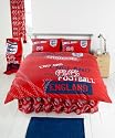 Zap England Red Graffiti Fitted Valance Sheet, Double