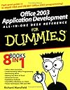 Office 2003 Application Development All-in-One Desk Reference For Dummies