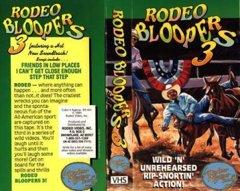 Childrens Toyshop  Sporting Goods : Rodeo Bloopers 3 - DVD