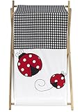 Baby and Kids Clothes Laundry Hamper for Sweet Jojo Designs for Ladybug Polka Dot Bedding Set