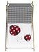 Sweet Jojo Designs Baby and Kids Clothes Laundry Hamper for for Ladybug Polka Dot Bedding Set