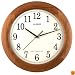 La Crosse Technology WT-3122J Radio-Controlled Analog Wall Clock, Wood