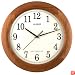 La Crosse Technology WT-3122J Radio-Controlled Analog Wall Clock, Wood