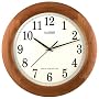 La Crosse Technology WT-3122J Radio-Controlled Analog Wall Clock, Wood