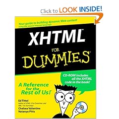 XHTML for Dummies (With CD-ROM)