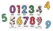 MELISSA & DOUG SEE-INSIDE NUMBERS PEG PUZZLE