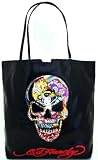 Ed Hardy Large Bon Skull Design Snakeskin Tote Bag Black 51MPBVJOghL. SL160 Ed Hardy Large Bon Skull Design Snakeskin Tote Bag Black