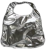 Fancy Silver Lame Adult Bib