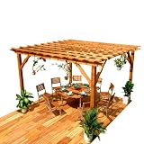 VIFAH V140 Outdoor Wood Pergola