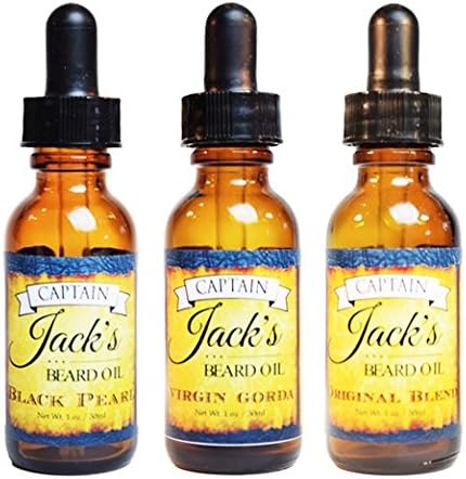 Premium Beard Oil and Conditioner for a Softer, Itch Free Beard - Variety Pack of 3 - 1 oz Bottles - Handmade with High Quality Carrier and Essential Oils that Offer Important Vitamins and Nutrients!