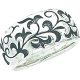 Sterling Silver Gothic Band Sz 6
