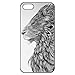 Lion Head Art Hard Back Iphone 5 5s Shell Case Cover Skin for Iphone 5/5s Cases - Black/white/clear