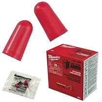 Milwaukee 49-17-3100 Bulk Box of 200 Disposable Earplugs, NRR 29 db