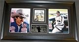 Dale Earnhardt Sr. and Richard Petty Autographed Photo ~ Deluxe Custom Frame with Driver Photos and