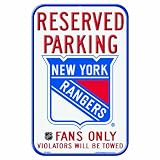 NHL New York Rangers 11-by-17 Inch Locker Room Sign