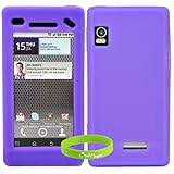 CrazyOnDigital Accessories Purple Silicon Skin Case Protector for New Motor ....