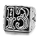 Kstyle Jewelry Heavy Vintage Stainless Steel Biker Men's Ring, Vintage, c (13)