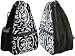 Jet Tennis Bag Paisley Blk & White '08 Small Sling (One Strap)