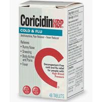 Coricidin Hbp Cold & Flu tab 48 Ea