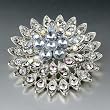 Flower Swarovski Crystal Brooches & Pins