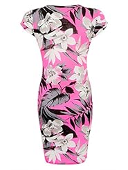 Elastane Floral Print Tropical Print Bodycon Dress/Mini Dress 