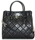 MICHAEL Michael Kors 30H01Hqt3L Hamilton Quilt N/S Tote,Black,one size