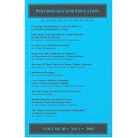Psychology and Education - An Interdisciplinary Journal by