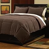 Aeolus Down King Dash Comforter Mini Set, After Dark