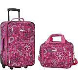 Rockland Luggage Rio 2 Piece Carry On Luggage Set