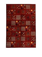 Design Community By Loomier Alfombra In Mirzapur (Rojo/Multicolor)