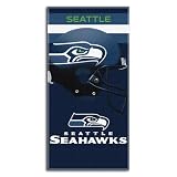 BSS - Seattle Seahawks NFL Fiber Reactive Beach Towel (Banner Series) (60in x 30in)