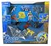 Atlantis Deep Sea Underwater Adventure Playset for Kids - Treasure Hunting Diver & Raider, Dolphin, 