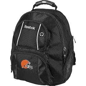 Reebok Cleveland Browns Backpack with Laptop Compartment