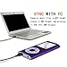 Tomameri Purple Portable MP4 Player MP3 Player Video Player with Photo Viewer , E-Book Reader , Voice Recorder with 32 GB Micro SD Card
