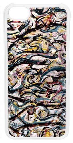 Mural by Jackson precursor Pollock but Case for iPhone 5c (Clear Case) precursor glutamine