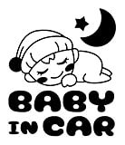 Sticker Shop Haru BABY ＩＮ CARステッカー すやすやベビー ブラック