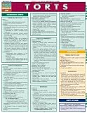 Torts  Laminate Reference Chart  (Quick Study Law)