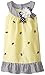 Rare Editions Little Girls' Yellow White Seersucker Romper