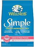 Wellness Simple Limited Ingredient Diet Grain Free Salmon & Potato Natural Dry Dog Food, 10.5-Pound Bag