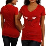 College Concepts Chicago Bulls Womens Logo Burnout T-Shirt Medium