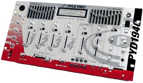 4-Channel Professional DJ Mixer with Digital Sound Effects