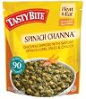 Tasty Bites Spinach Channa Entree, 10-Ounce (Pack of 6)