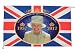 The Queens Diamond Jubilee 36" Wide Commemorative Flag 36" x 24"