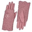 Two in One Pearl Flower Crochet Hand Warmer Gloves