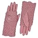 Two in One Pearl Flower Crochet Hand Warmer Gloves