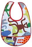 Mimi the Sardine Coated Organic Cotton Bib, Jungle